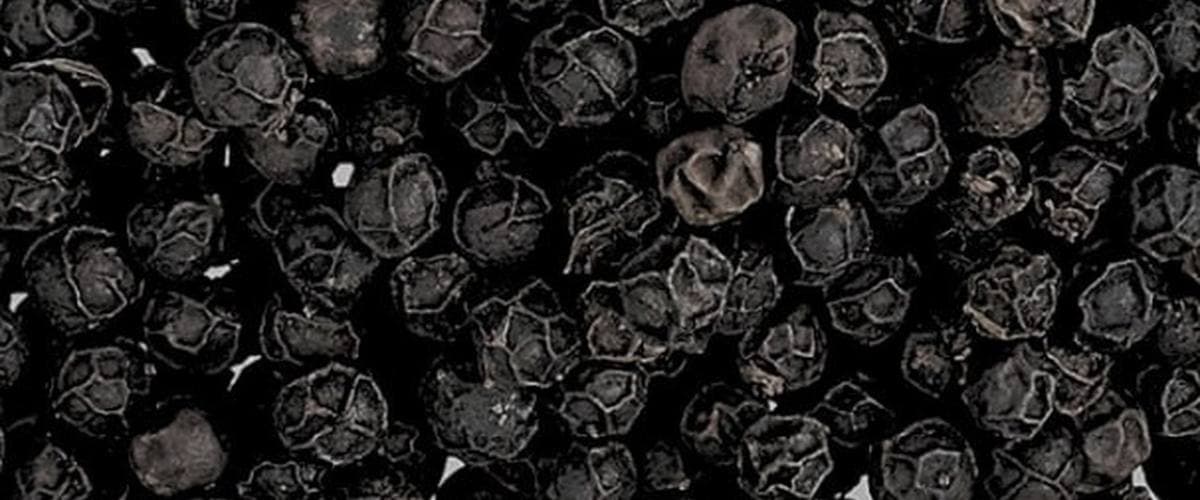 Sundried black peppercorns